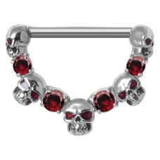 Nipple Clicker EVIL SKULLS - Mellékszer