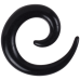 Black Acrylic Spiral