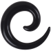 Black Acrylic Spiral