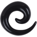 Black Acrylic Spiral