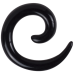 Black Acrylic Spiral