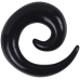 Black Acrylic Spiral